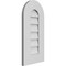 Ekena Millwork Round Top Surface Mount PVC Gable Vent: Non-Functional, w/ 3-1/2"W x 1"P Standard Frame, 12"W x 24"H GVPRT12X2401SN - alternate 3